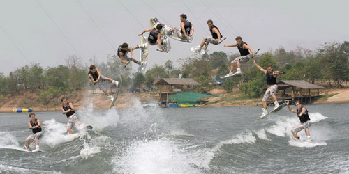 Vodní adrenalin na wakeboardu